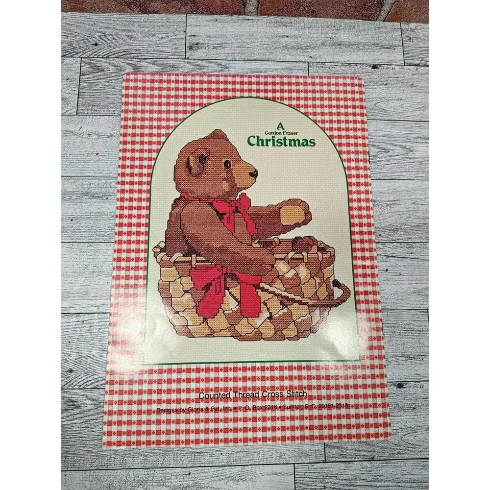 1984 Gordon Fraser Christmas Goose Cross Stitch Pattern Book #1503